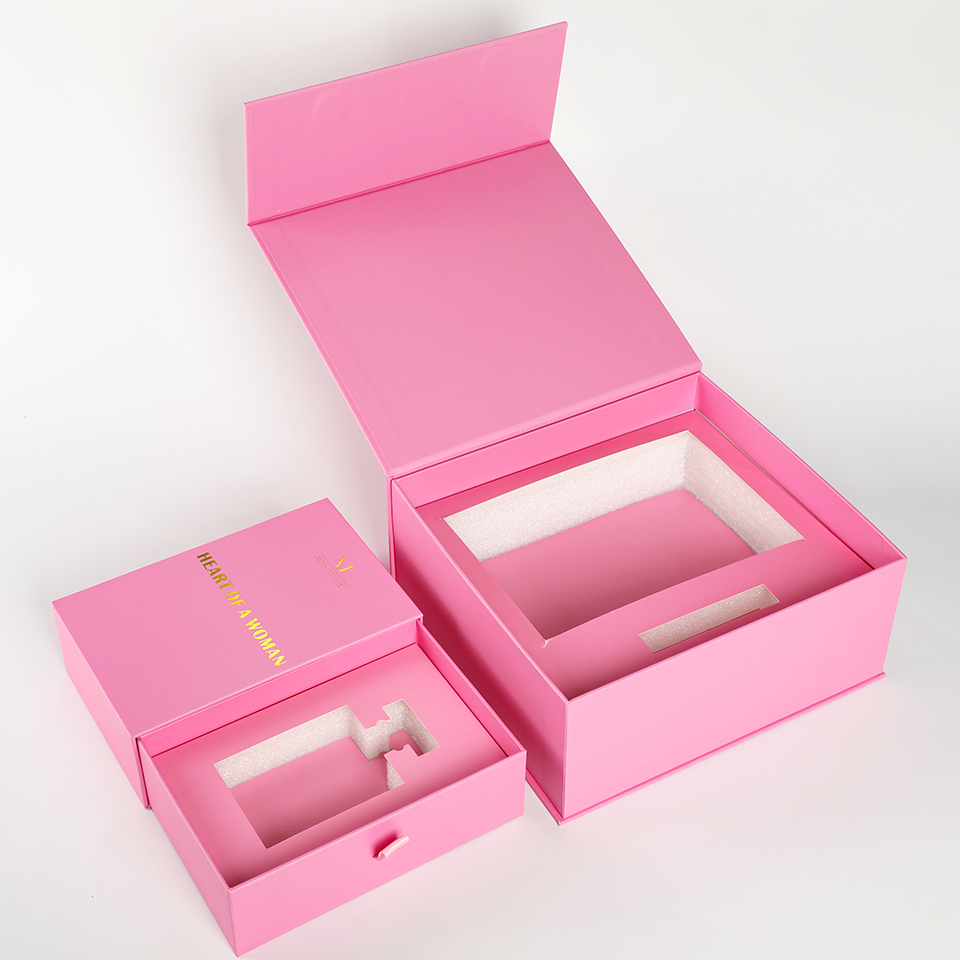Custom Luxury Pink With Paper  - đánh giá và giá Luxury Skincare Gifts