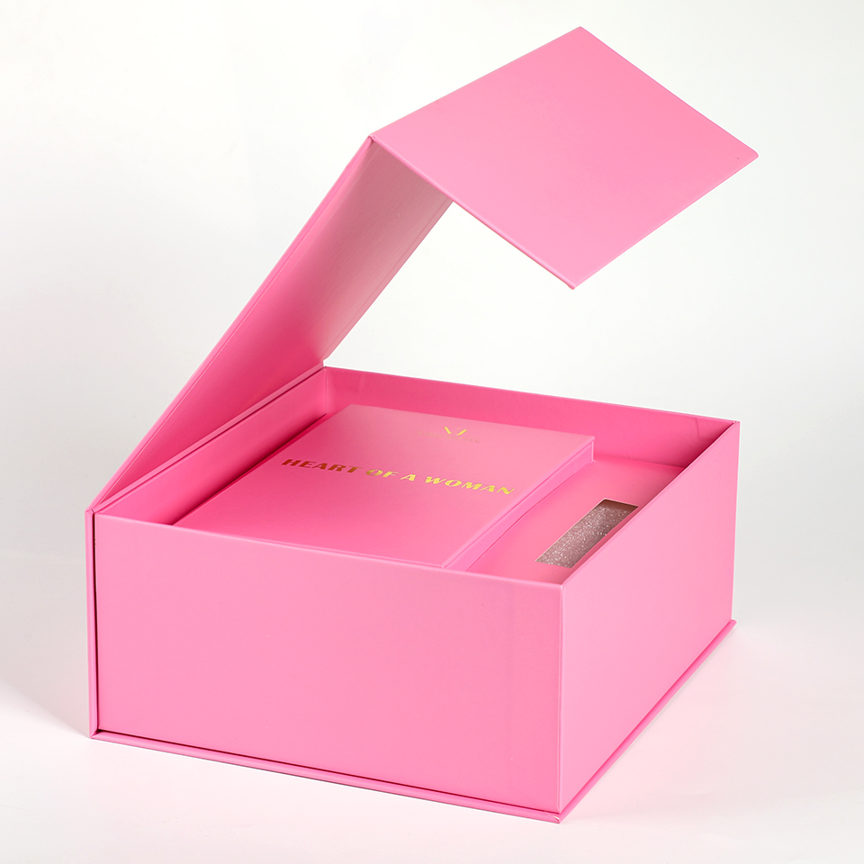Custom Luxury Pink With Paper  - đánh giá và giá Luxury Skincare Gifts