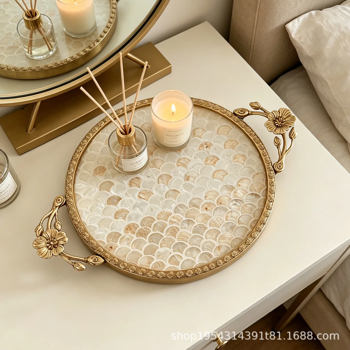 DSA new Chinese retro light lu - đánh giá và giá Luxury Skincare Tray