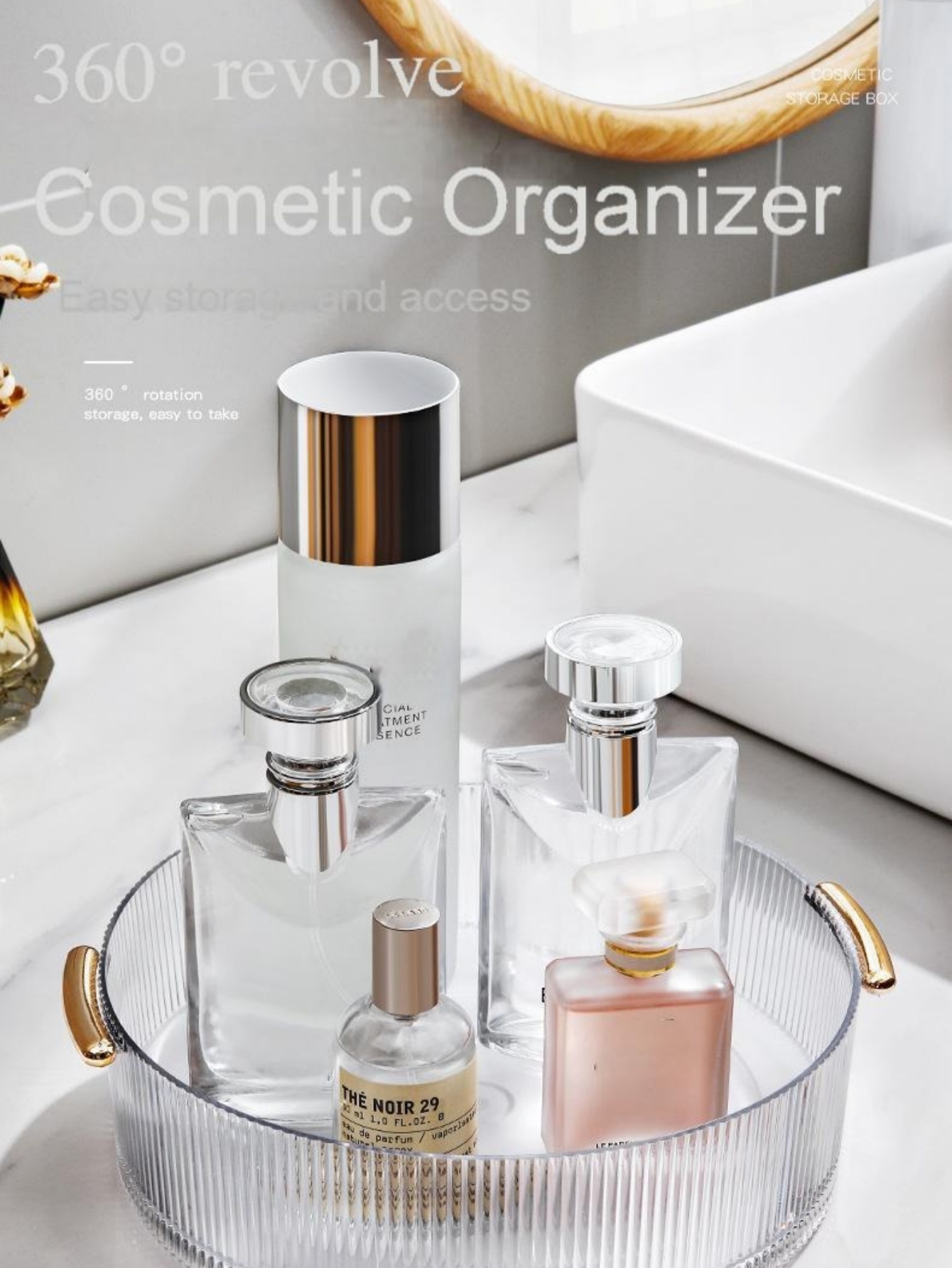 Vertical Ribbed Transparent Ma - đánh giá và giá Luxury Skincare Gifts