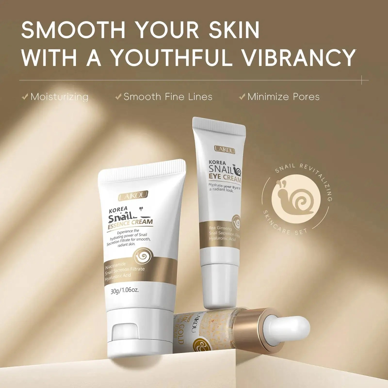 24K Gold Snail Repair Serum Ey - đánh giá và giá Luxury Skincare For Women