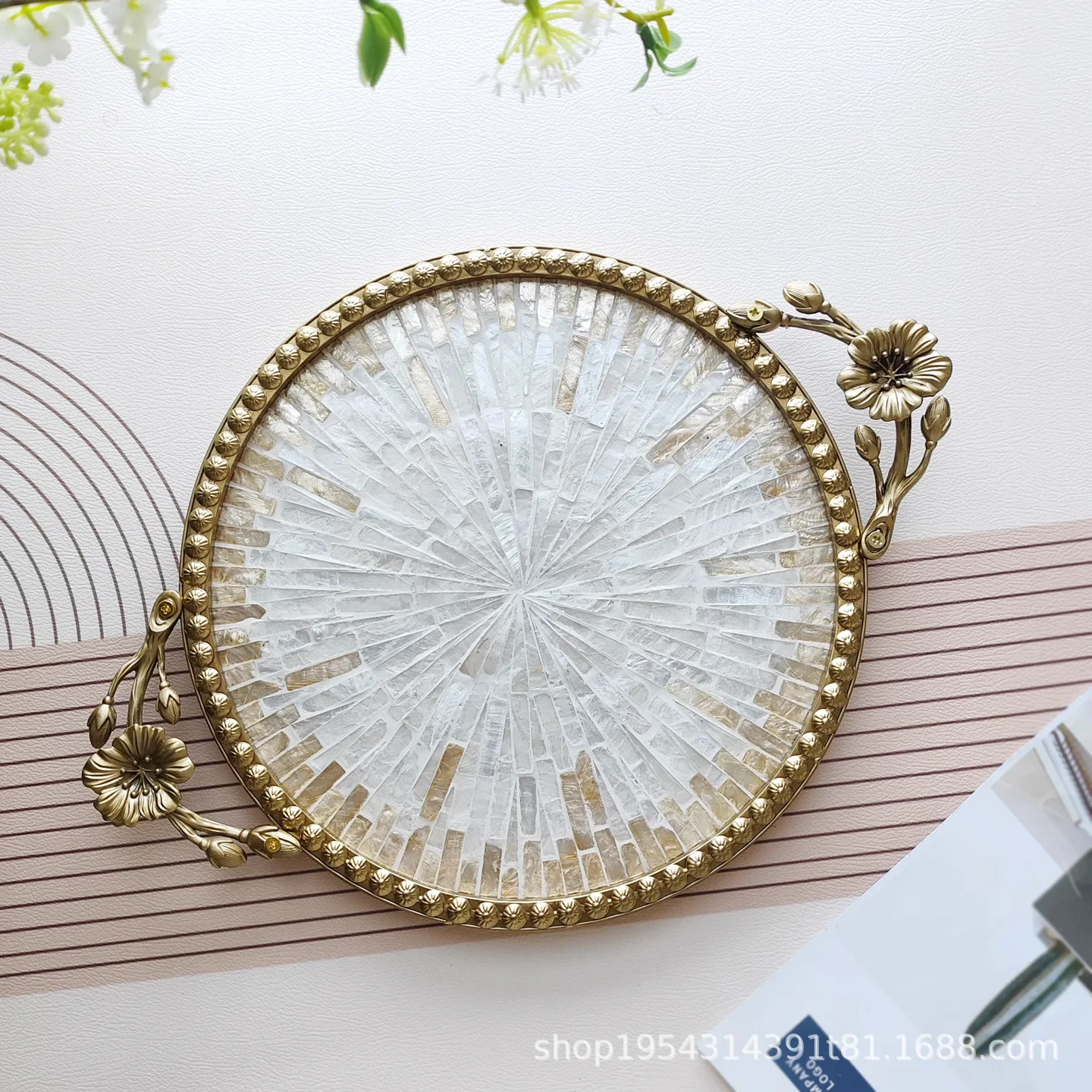 b7- new Chinese retro light lu - đánh giá và giá Luxury Skincare Tray