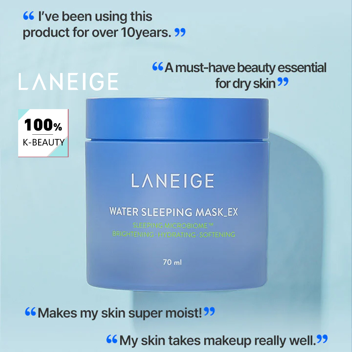 LANEIGE Water Sleeping Mask 70 - đánh giá và giá Luxury Skincare In Korea