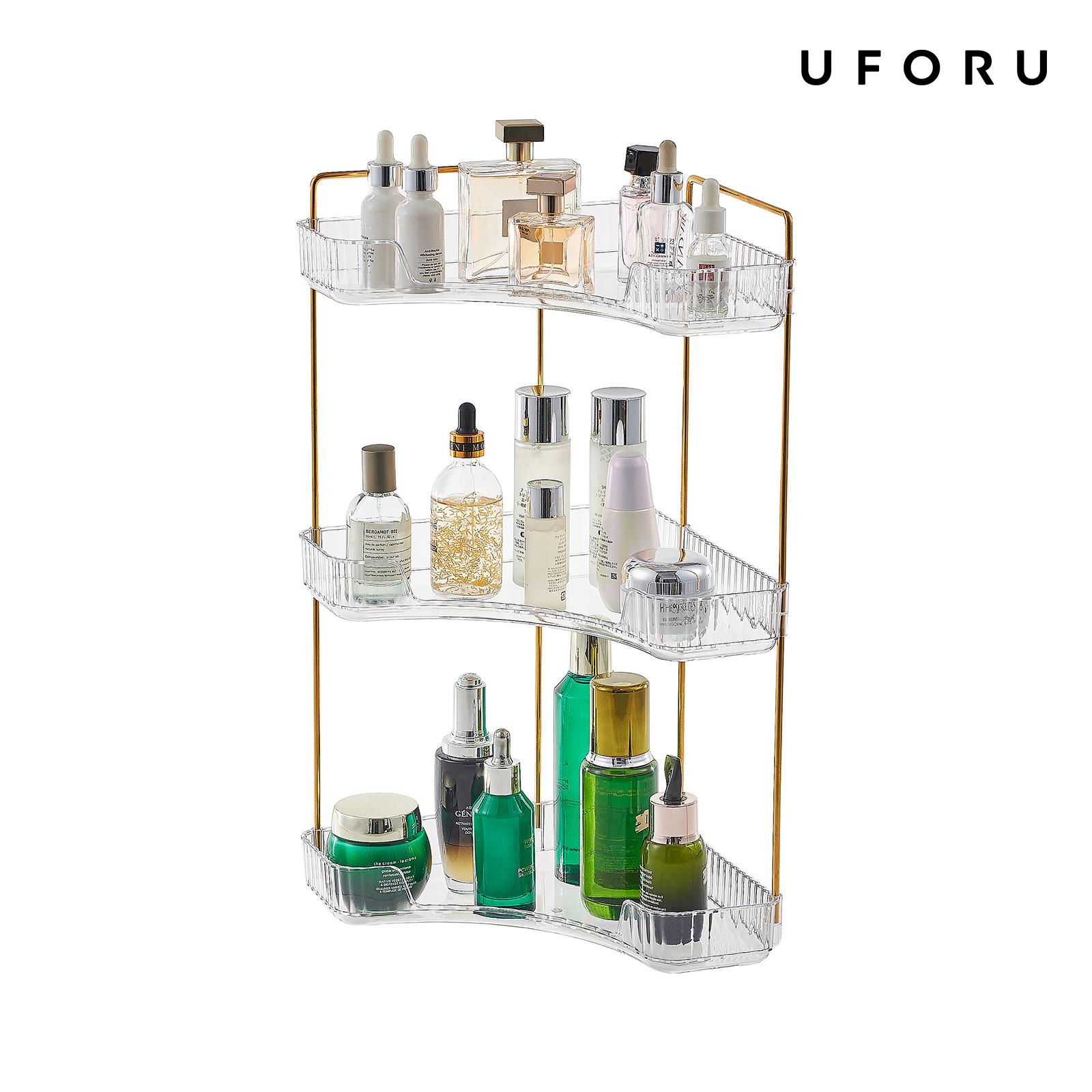 3 Tier Clear Bathroom Organize - đánh giá và giá Luxury Skincare Tray